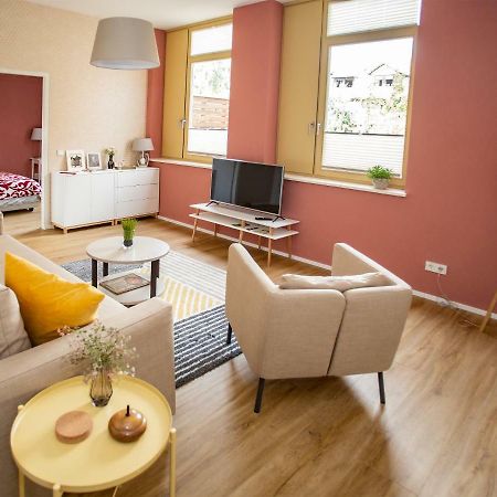 Eckhof Domizil - Grosszuegige Ferienwohnung Mit Kleinem Garten In Der Altstadt Von Gotha Dış mekan fotoğraf