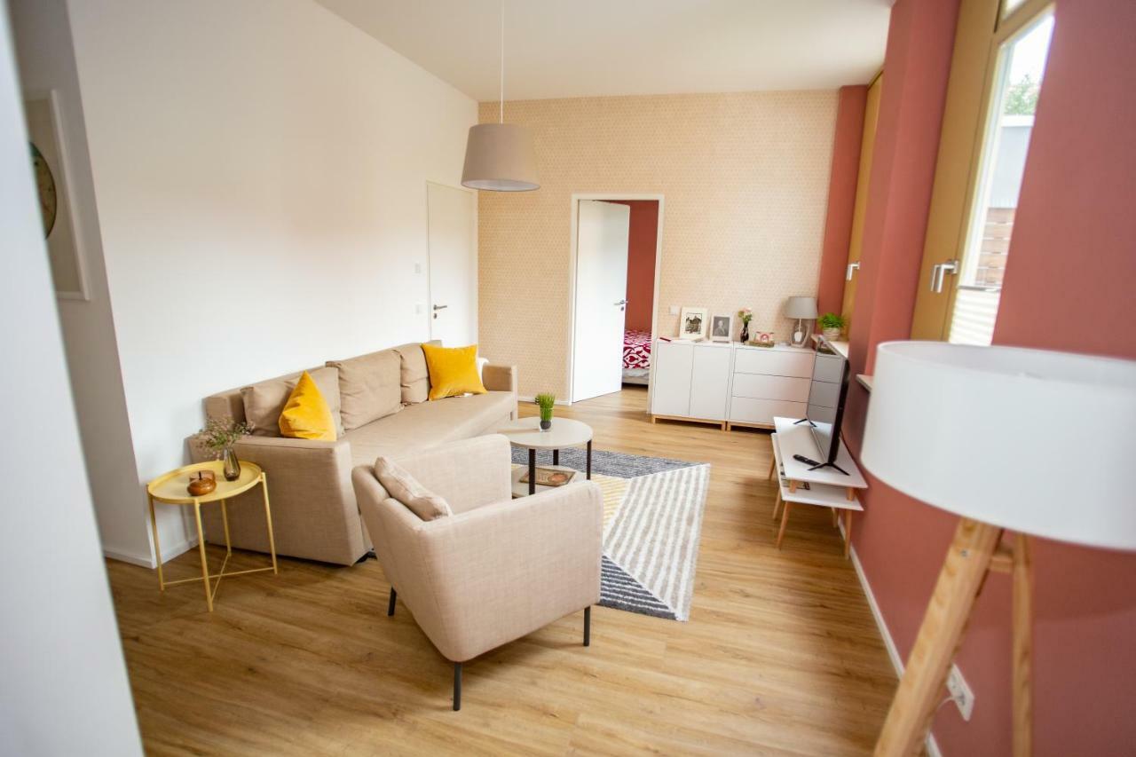 Eckhof Domizil - Grosszuegige Ferienwohnung Mit Kleinem Garten In Der Altstadt Von Gotha Dış mekan fotoğraf