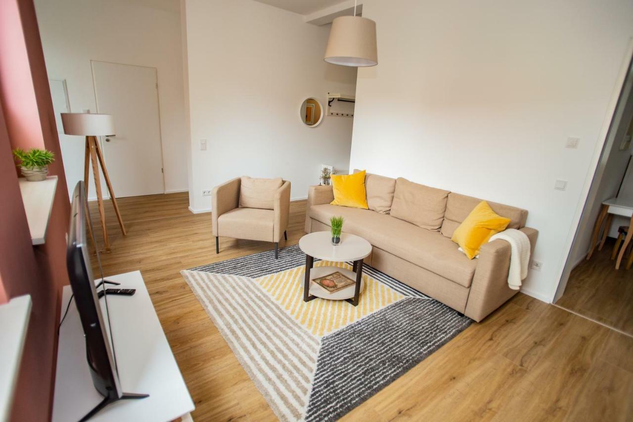 Eckhof Domizil - Grosszuegige Ferienwohnung Mit Kleinem Garten In Der Altstadt Von Gotha Dış mekan fotoğraf