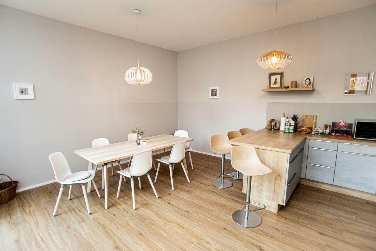 Eckhof Domizil - Grosszuegige Ferienwohnung Mit Kleinem Garten In Der Altstadt Von Gotha Dış mekan fotoğraf